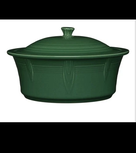 Fiesta Jade Large Covered Casserole Dish New In Box Retired Fiestaware USA