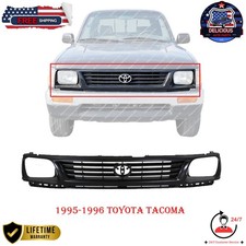 New Front Grille Assembly Black Plastic For 1995-1996 Toyota Tacoma Base Dlx New Front Grille Assembly Black Plastic For 1995-1996 Toyota Tacoma Base Dlx