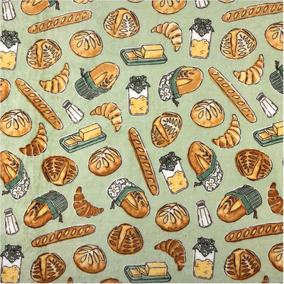 BREAD Sourdough Croissant Butter 5x6 ft Oversized THROW BLANKET The Big One NEW!