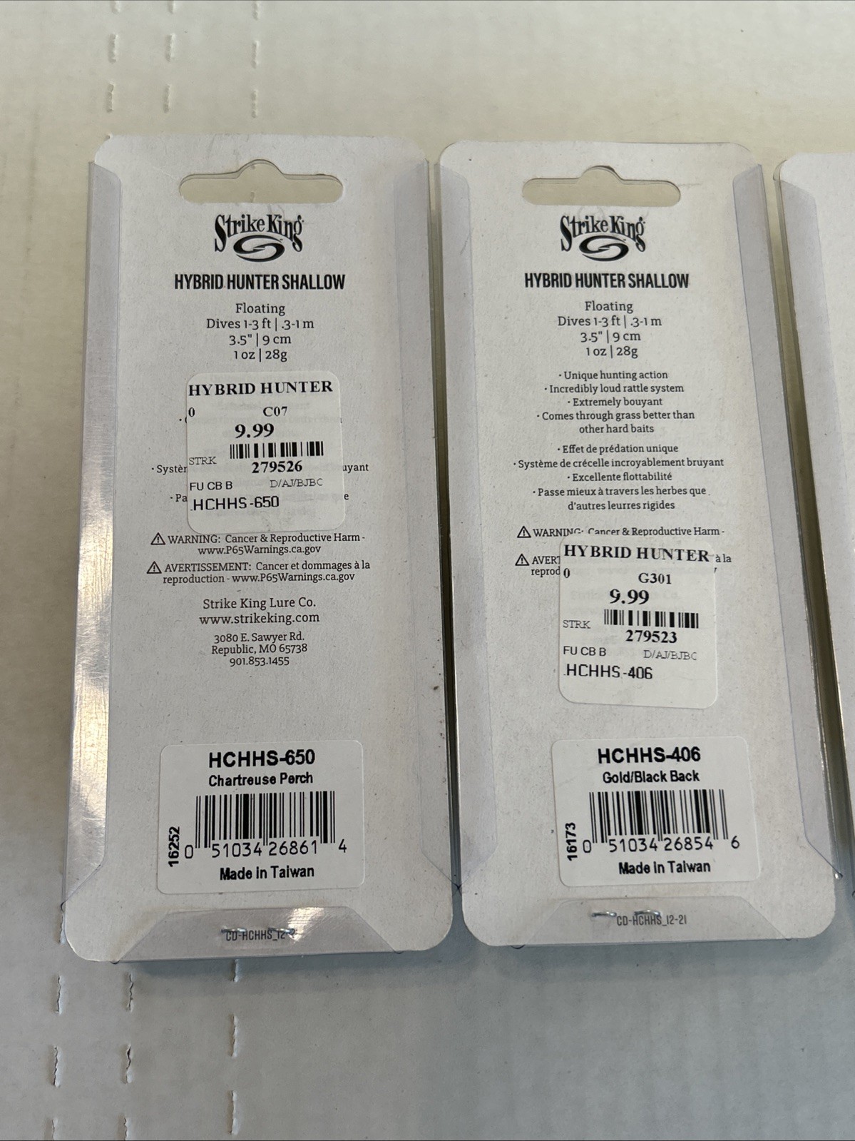 Lot Of 5 Strike King Hybrid Hunter Crankbait - Image 7