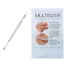 NEW Multisizer Ring Sizing Gauge Finger Sizer Home 