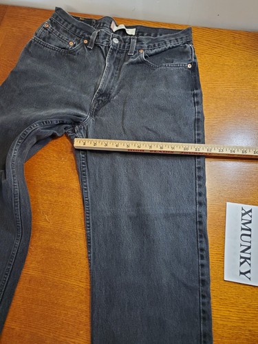 Jeans Levis 550 33x30 uomo nero larghi relaxed taglio dritto USA vintage - Foto 12 di 22