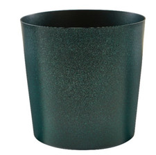 Chip Serving Cups Green Metallic Pack of 2 Food Presentation Pot 8.5 x 8.5cm
