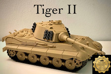 King Tiger / Tiger II WWII German Heavy Tank 1:35 Scale 3D Printed Model Kit