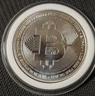 1 oz .999 fine silver bullion - BITCOIN design - 1 Troy Ounce - 2 available