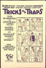 Tricks and Traps Max Stein Booklet Cons Bunco Swindles & Rigged Carnival Games