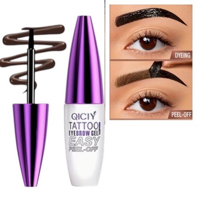 Waterproof Brow Gel Semi-Permanent Tinted Smudge-Proof Fade-Resistant Cosmetic
