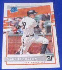 2020 Donruss #33 Mauricio Dubon RC San Francisco Giants Rookie MLB Baseball