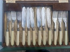 Vintage Fish Cutlery 12-Piece Set