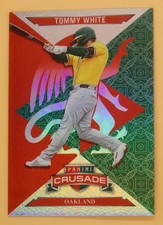 2025 Panini Crusade Tommy White 05/25 Crusade Red #80 Oakland Athletics