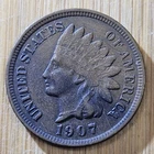 1907-P Indian Head Cent — photo from another recent sale