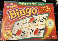 TREND ENTERPRISES: Sight Words Level 1 Bingo Game