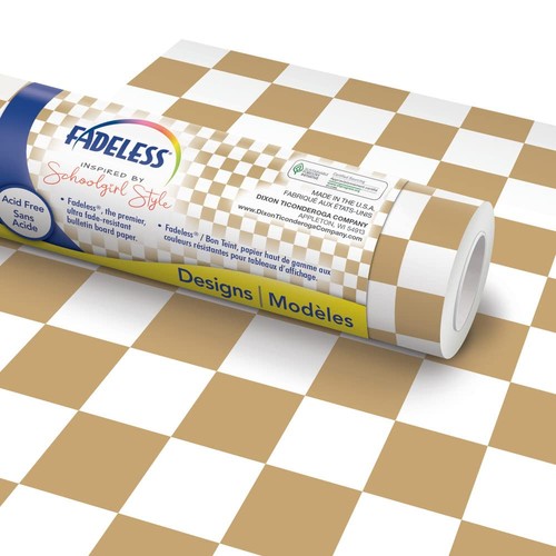 Schoolgirl Style Bulletin Board Paper, Sweater Weather, 47.25" x 50', 1 Roll