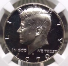 1970 "S" PROOF Kennedy SILVER Half Dollar 50c NGC PF67 **CAMEO** #021 ECC&C, Inc