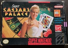 Super Caesars Palace Super Nintendo SNES Case/Game No Manual