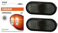 Seitenblinker Schwarz Smoke Osram Birnen für Ford Galaxy Seat Alhambra VW Sharan