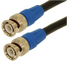 100ft 6G-SDI 4K BNC Coax Cable RG6/18AWG Male to Male Gold Plated Pin