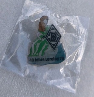 Borussia Mönchengladbach Fanclub Pin Loreley 78 "40 Jahre"