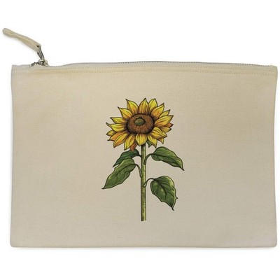Canvas-Clutch/Zubehörkoffer ''Open Sunflower'' (CL00039941)