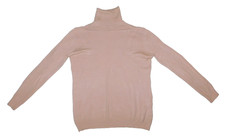 Unbranded Women's Size M/L Soft Cozy Viscose Light Peach Turtleneck Sweater