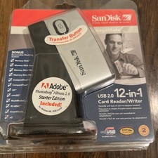 NEW SanDisk ImageMate USB 2.0  12-in-1 Card Reader/Writer SDDR-89-A15
