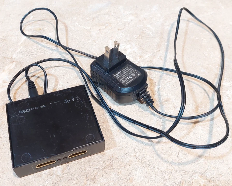 Etekcity 1080P HDMI 2 port 1x2 Amplified Splitter W/ US Power Adapter - Image 3 of 3