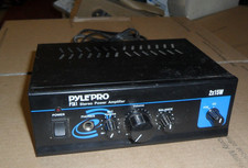 Pyle Pro PTA1 2x15W Compact Stereo Power Amplifier AUX/CD Outputs
