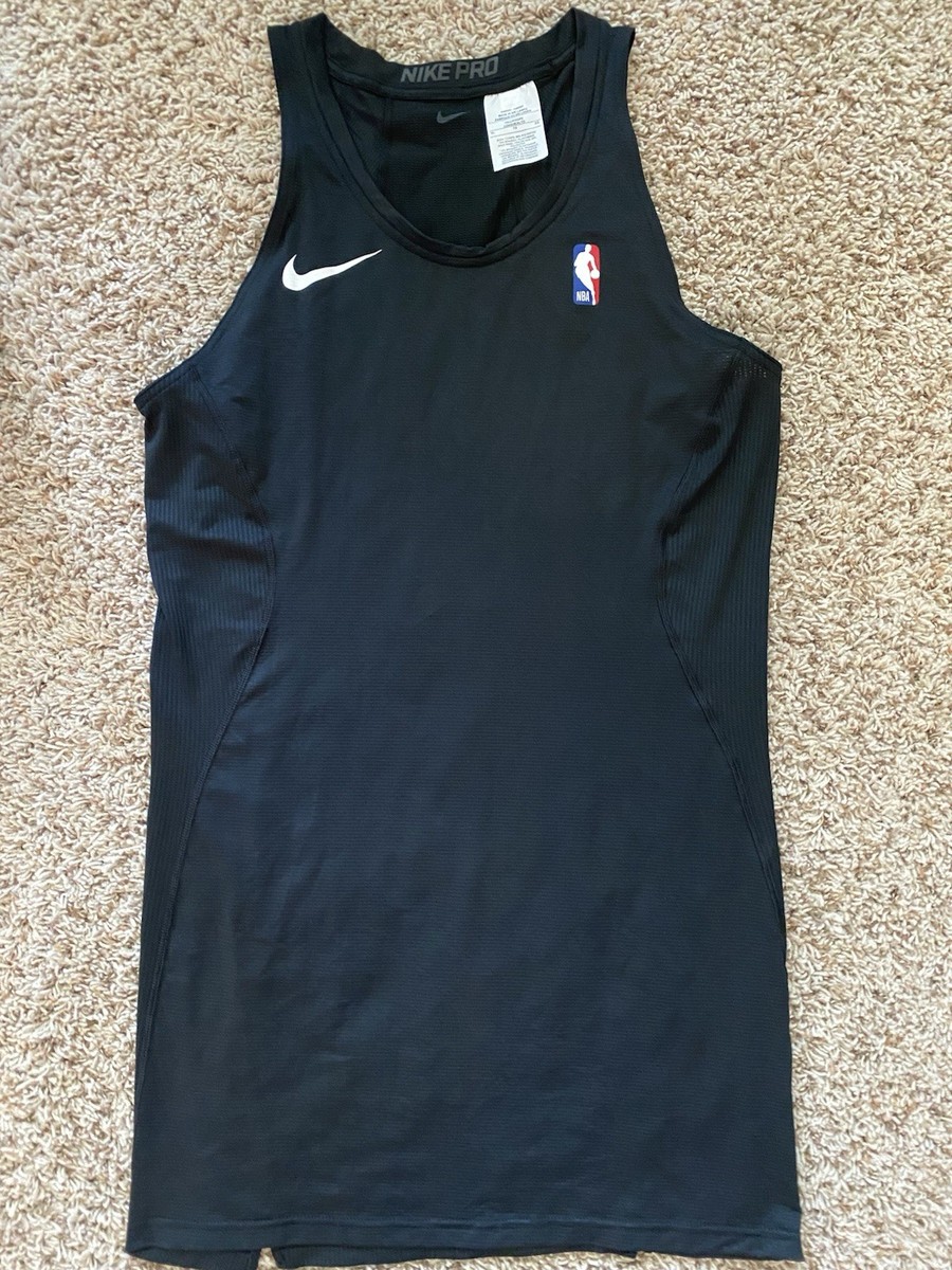 ウェア NBA tank (NIKE ) New Nike NBA Authentic Compression Pro Tank Top Black Team Player