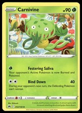 Carnivine 012/159 Crown Zenith Pokemon TCG NM