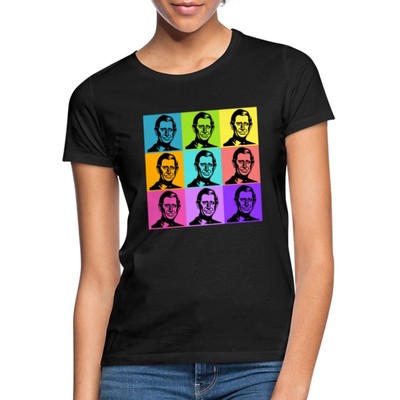 King Charles III Pop Art Frauen T-Shirt
