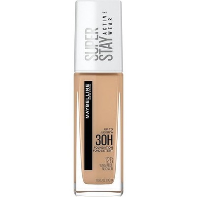 Maybelline Super Stay Liquid Foundation Makeup Full Coverage 128 Warm Nude