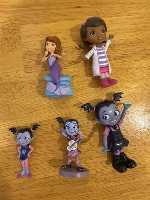 Disney Junior Figures Lot   Doc McStuffins, Vamparina, Sophia the First