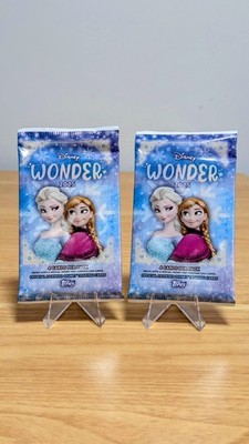 2x Topps Disney Wonder 2025 Sealed Trading Card Packs - Frozen (Elsa & Anna)   