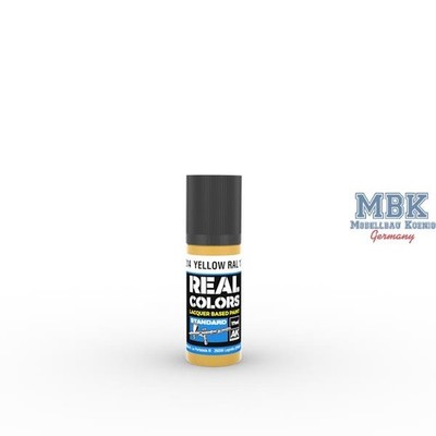 AK Interactive S.L. AK-RC814 REAL COLORS: Yellow RAL 1003 17 ml
