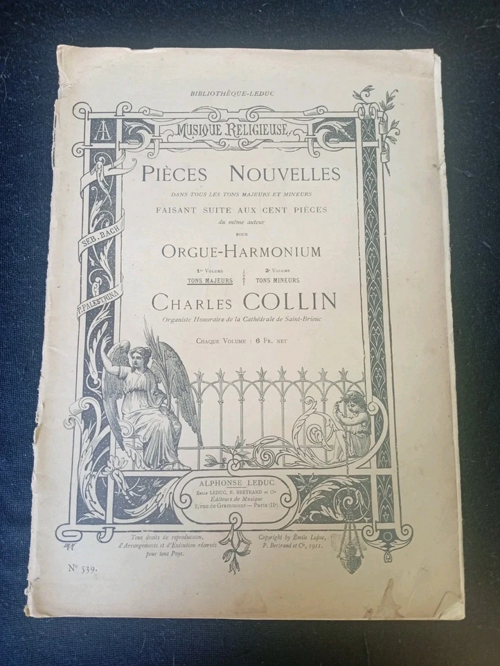 Charles Collin Cent pièces pour Orgue Harmonium Alphonse Leduc - Photo 1/4