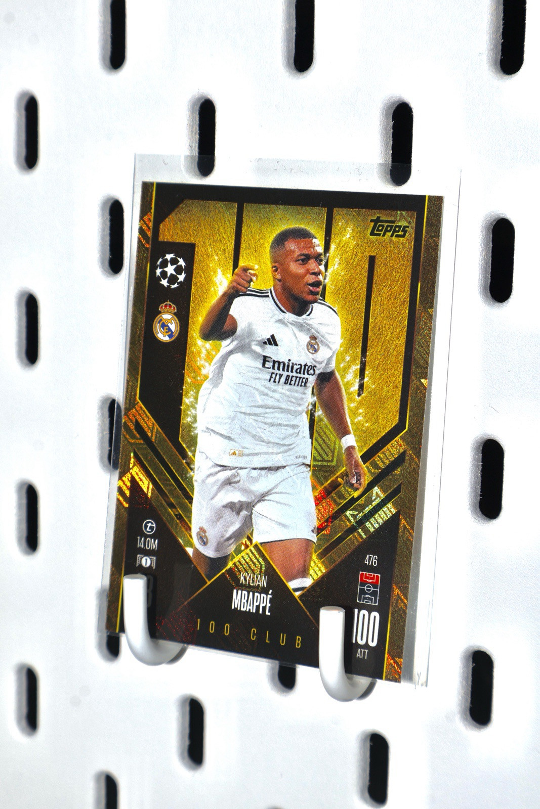 KYLIAN MBAPPE DAN LEYDON PSA10 KYLIAN MBAPPE REAL MADRID CARD