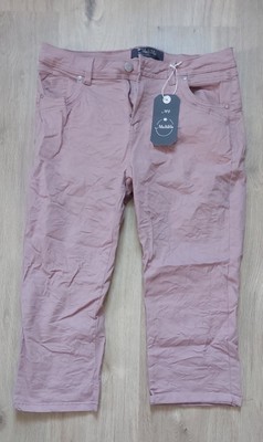 Multiblu Caprihose hellrosa Knitterlook Gr. 38 NEU mit Etikett