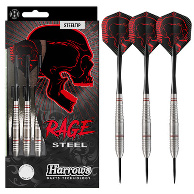 Dartpfeile Harrows Rage Steel Darts Steeldart Set Steeltip