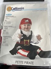   PEE WEE PIRATE  BABY/INFANT COSTUME: SIZE 12-18 MONTHS- NEW