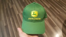 John Deere green, embroidered logo Men's one size baseball Cap, NEW.