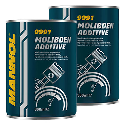 Anti Reibung Additiv 2x 300 ml Antireibung Verschleiß Motor Getriebe MoS2 MANNOL