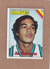 1975-76 TOPPS BASKETBALL JIM WASHINGTON #172 BRAVES EXMT/EXMT+ *A35832