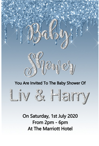 10 hermosas invitaciones personalizadas para baby shower niño o niña - Imagen 20 de 24