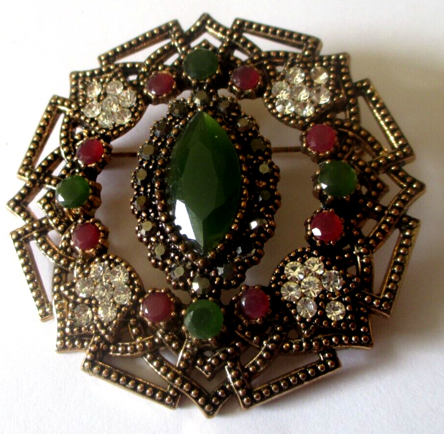 Grands clips vintage pendant coeurs dorés - Jeronine Vintage