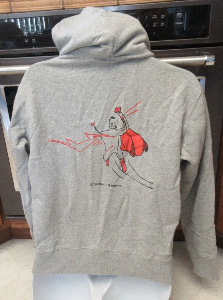 Superman Jean Michel Basquiat Uniqlo Men s S Hoodie sweatshirt unused or perfect