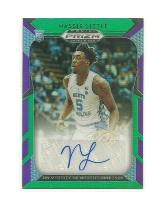 2019-20 Prizm Draft Picks NASSIR LITTLE RC Purple Green Prizm Autograph 129/149
