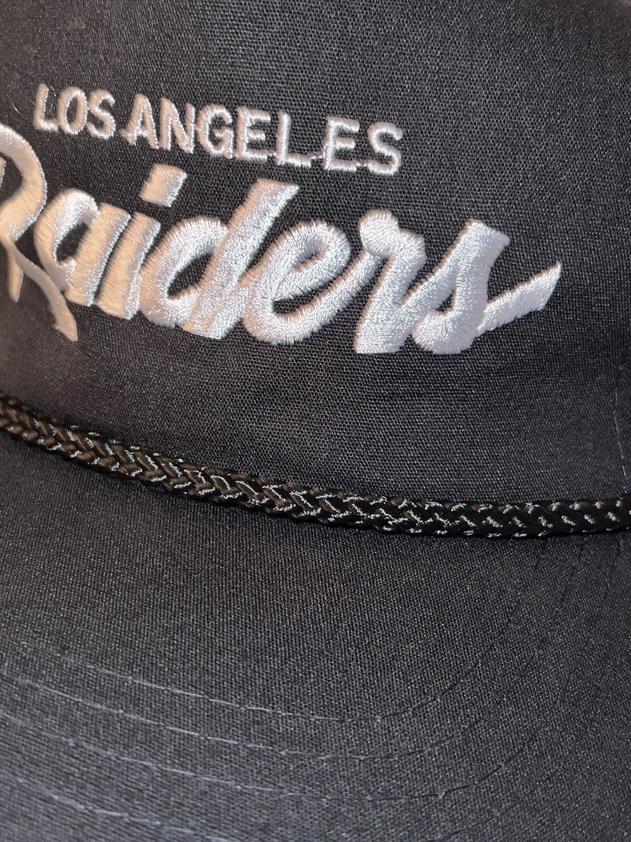 VINTAGE LOS ANGELES RAIDERS YUPOONG SNAPBACK 1980S CAP NWA CHUCK D