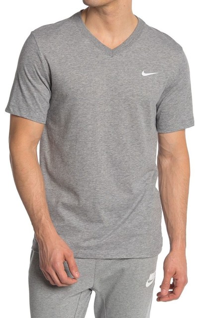 Nike Mens T-shirt Heather Gray Size 