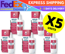 Hylo-Dual Intense Lubricating Eye Drops 10ml  X 5  FAST SHIPPING