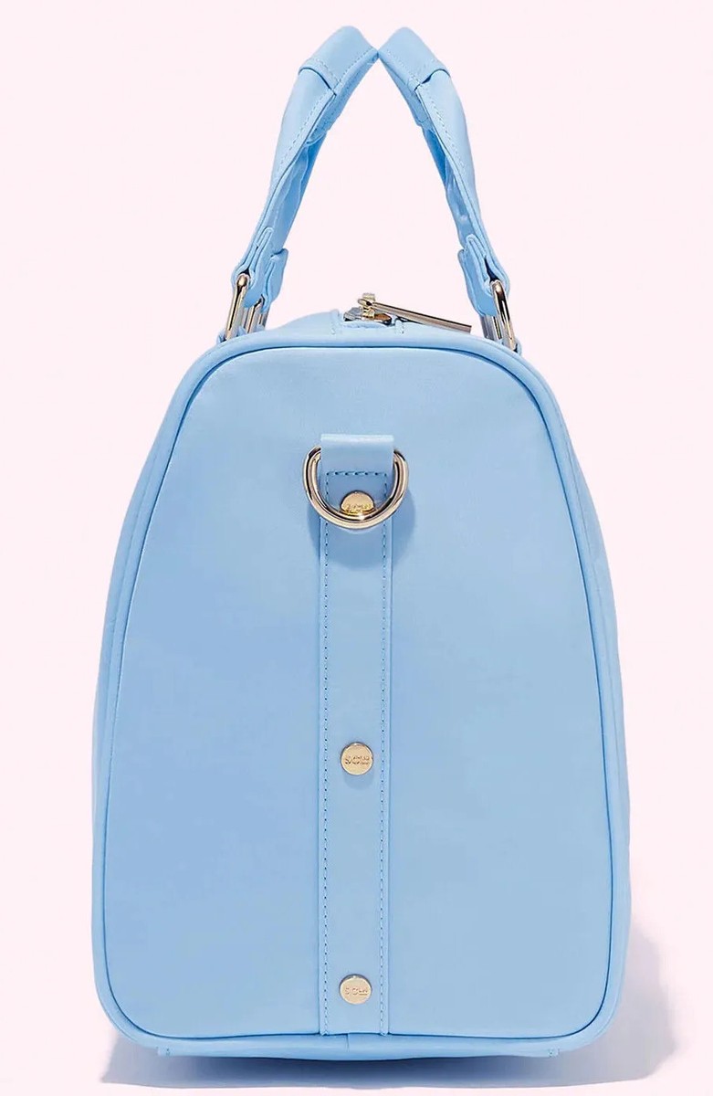 $178 NEW STONEY CLOVER MINI DUFFLE BAG Periwinkle Baby Blue  display picture 2